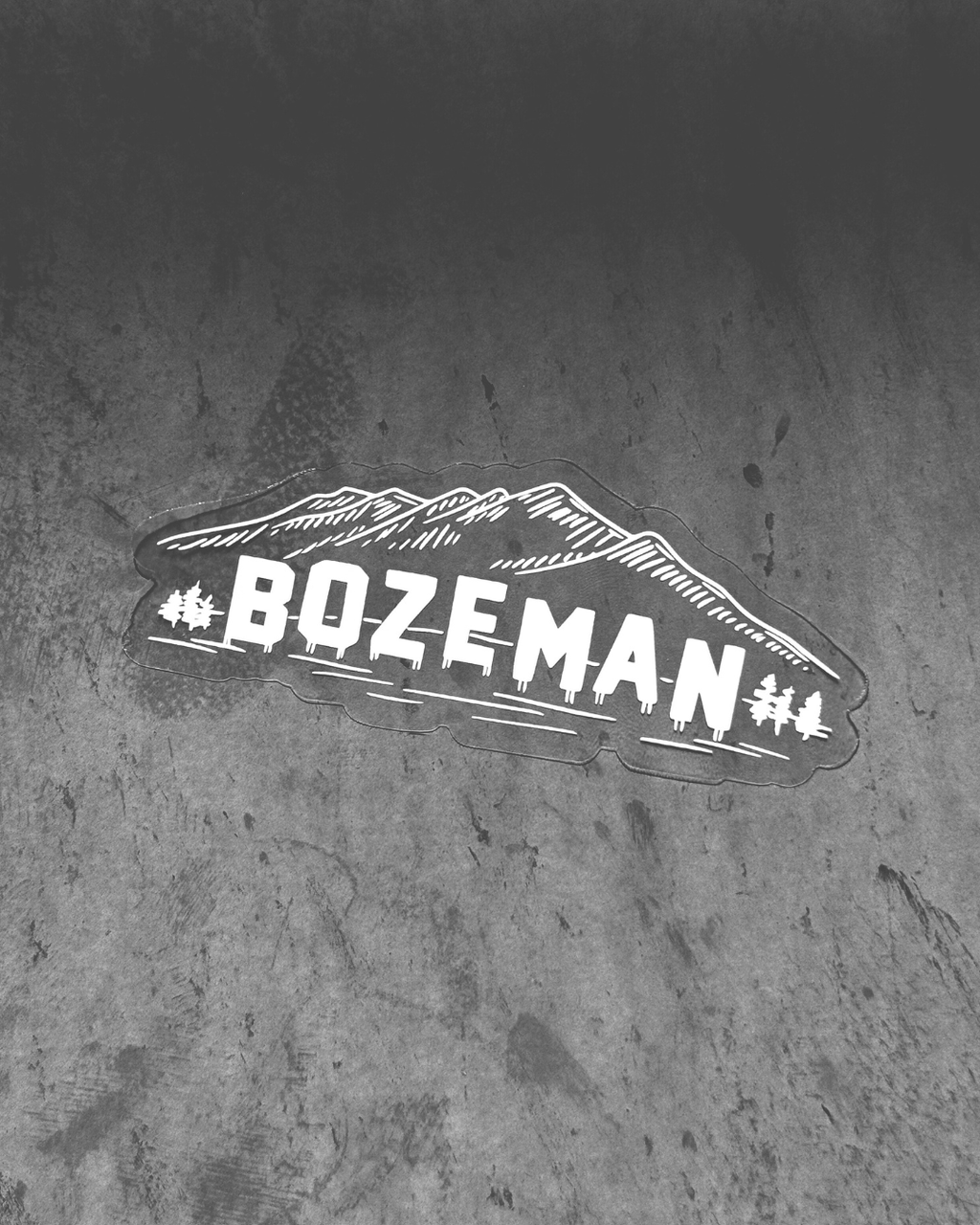 "Bozeman Hollywood" Sticker - Intrigue Ink Visit Bozeman, Unique Shopping Boutique in Montana, Work from Home Clothes for Women