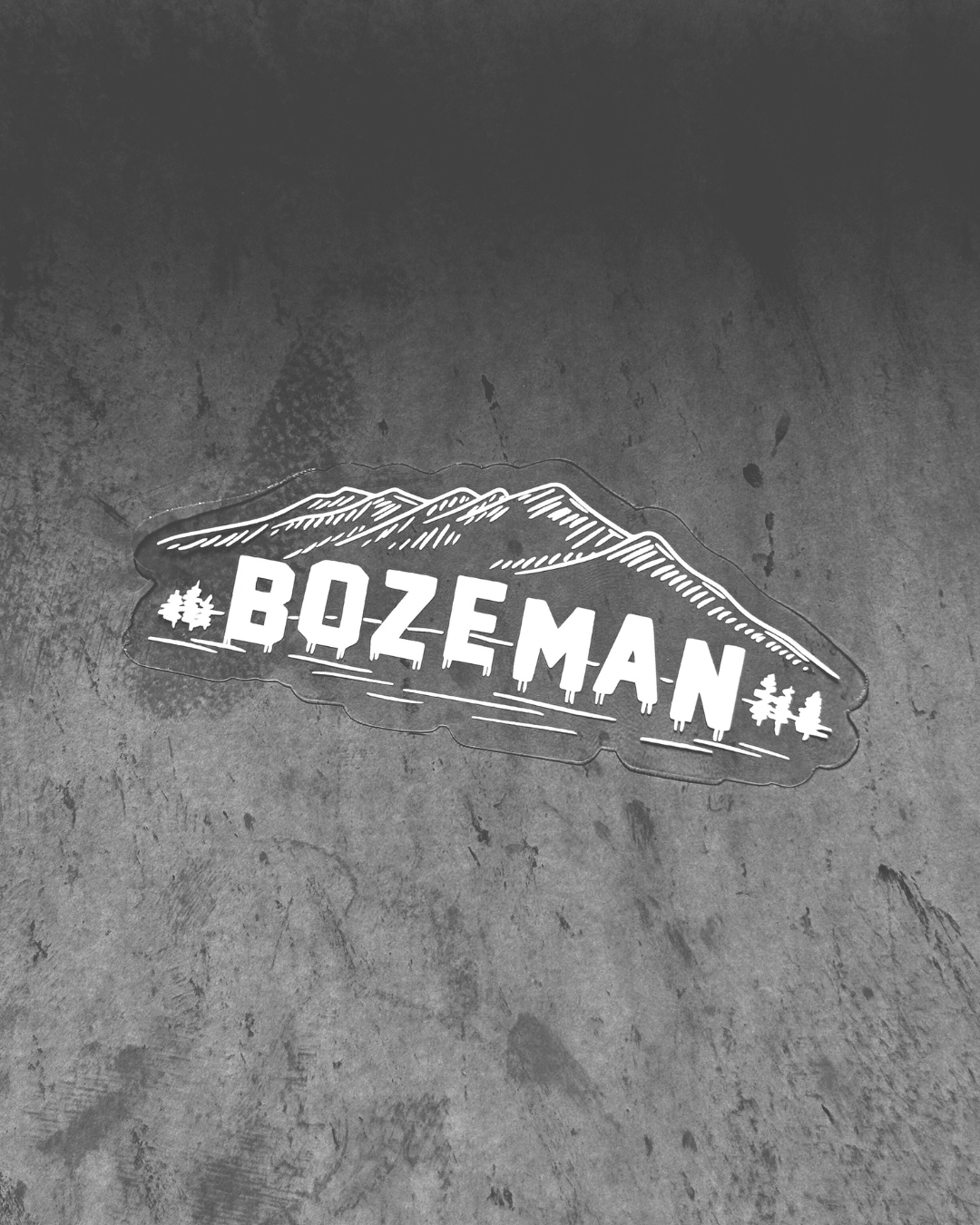 "Bozeman Hollywood" Sticker - Intrigue Ink Visit Bozeman, Unique Shopping Boutique in Montana, Work from Home Clothes for Women