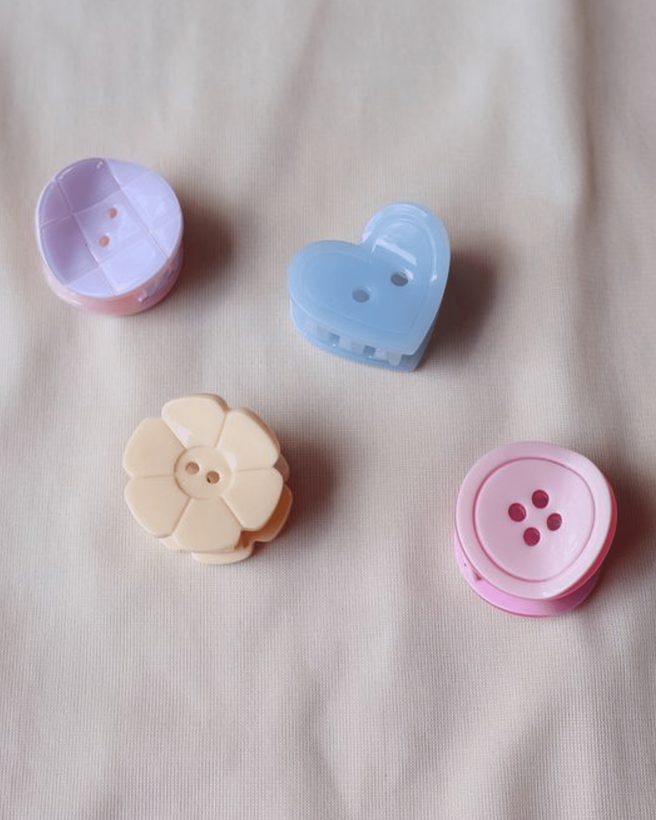 Button Mini Claw Set - Pastel - Intrigue Ink Visit Bozeman, Unique Shopping Boutique in Montana, Work from Home Clothes for Women