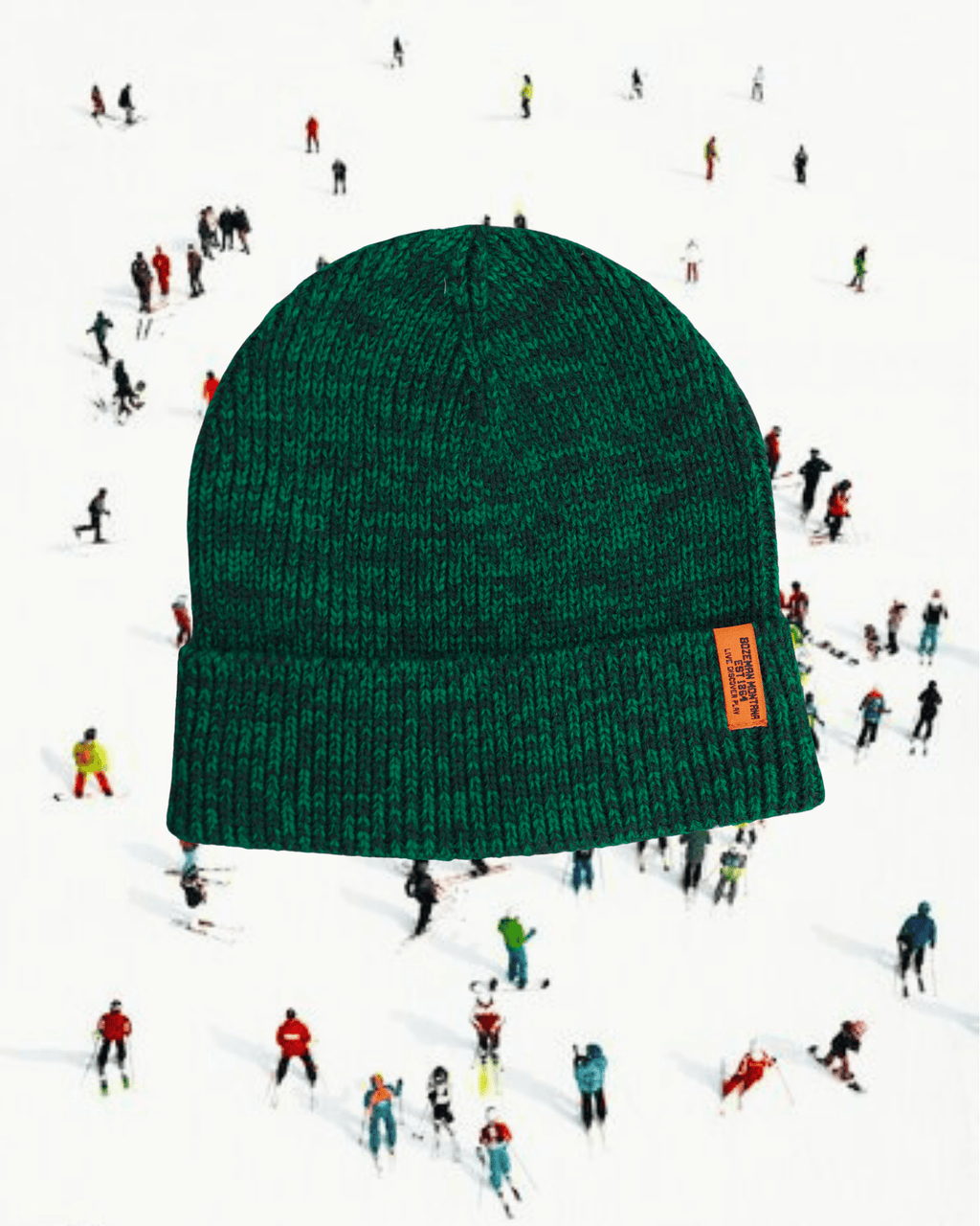 "Live Discover Play" Beanie In Evergreen - Intrigue Ink Visit Bozeman, Unique Shopping Boutique in Montana, Work from Home Clothes for Women