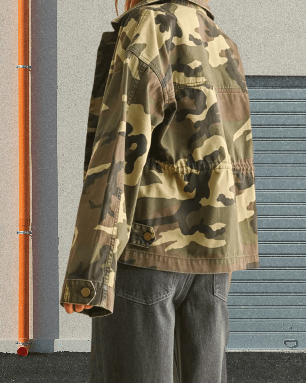 Camouflage Printed Jacket - Intrigue Ink Visit Bozeman, Unique Shopping Boutique in Montana, Work from Home Clothes for Women