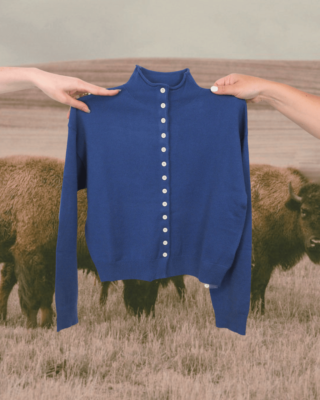 The Brooks Cardigan - Ocean Blue - Intrigue Ink Visit Bozeman, Unique Shopping Boutique in Montana, Work from Home Clothes for Women