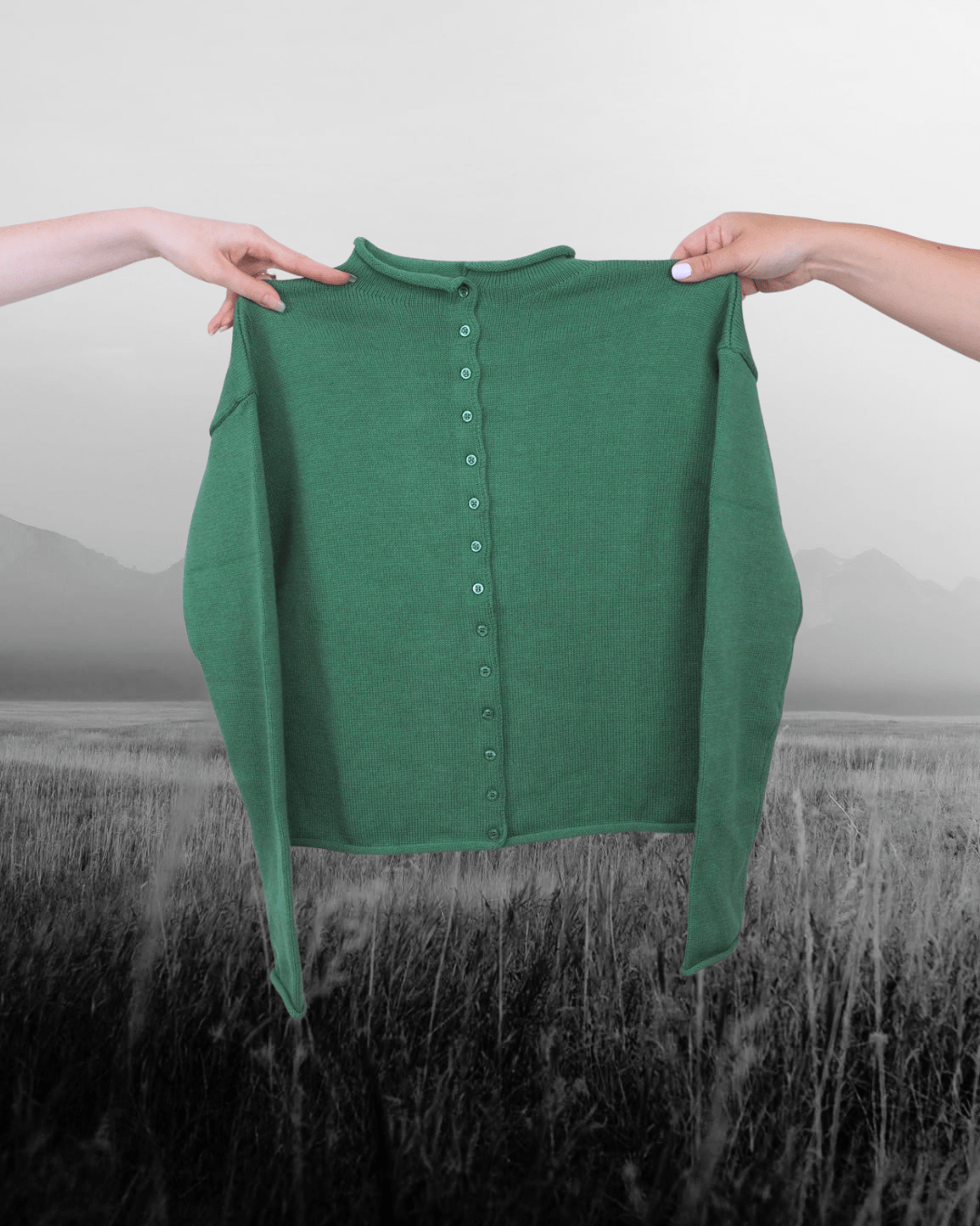 Marlo Cardigan - Green - Intrigue Ink Visit Bozeman, Unique Shopping Boutique in Montana, Work from Home Clothes for Women