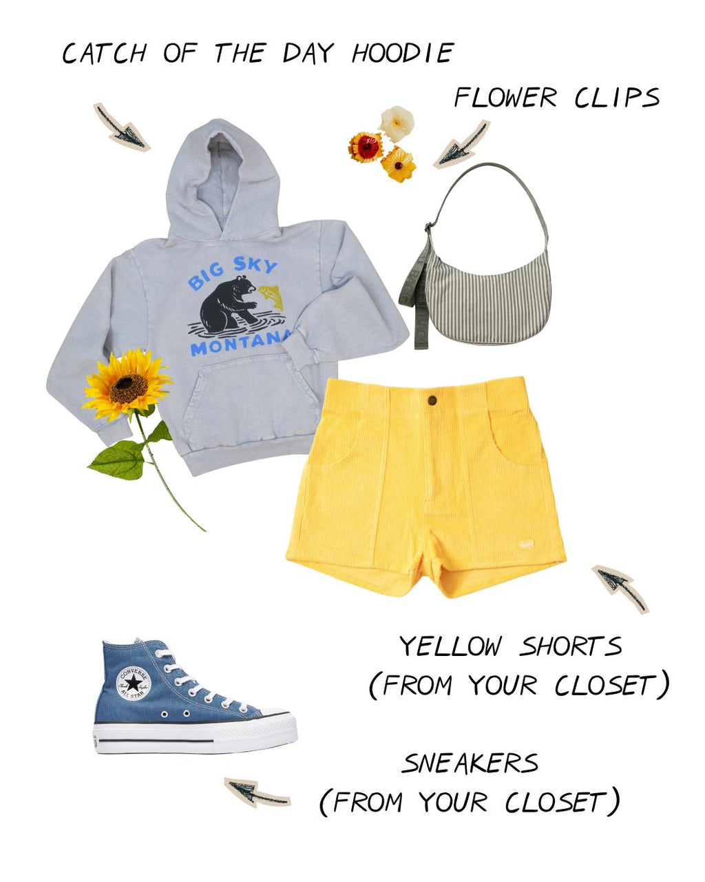 "Catch of the Day" Hoodie - Intrigue Ink Visit Bozeman, Unique Shopping Boutique in Montana, Work from Home Clothes for Women
