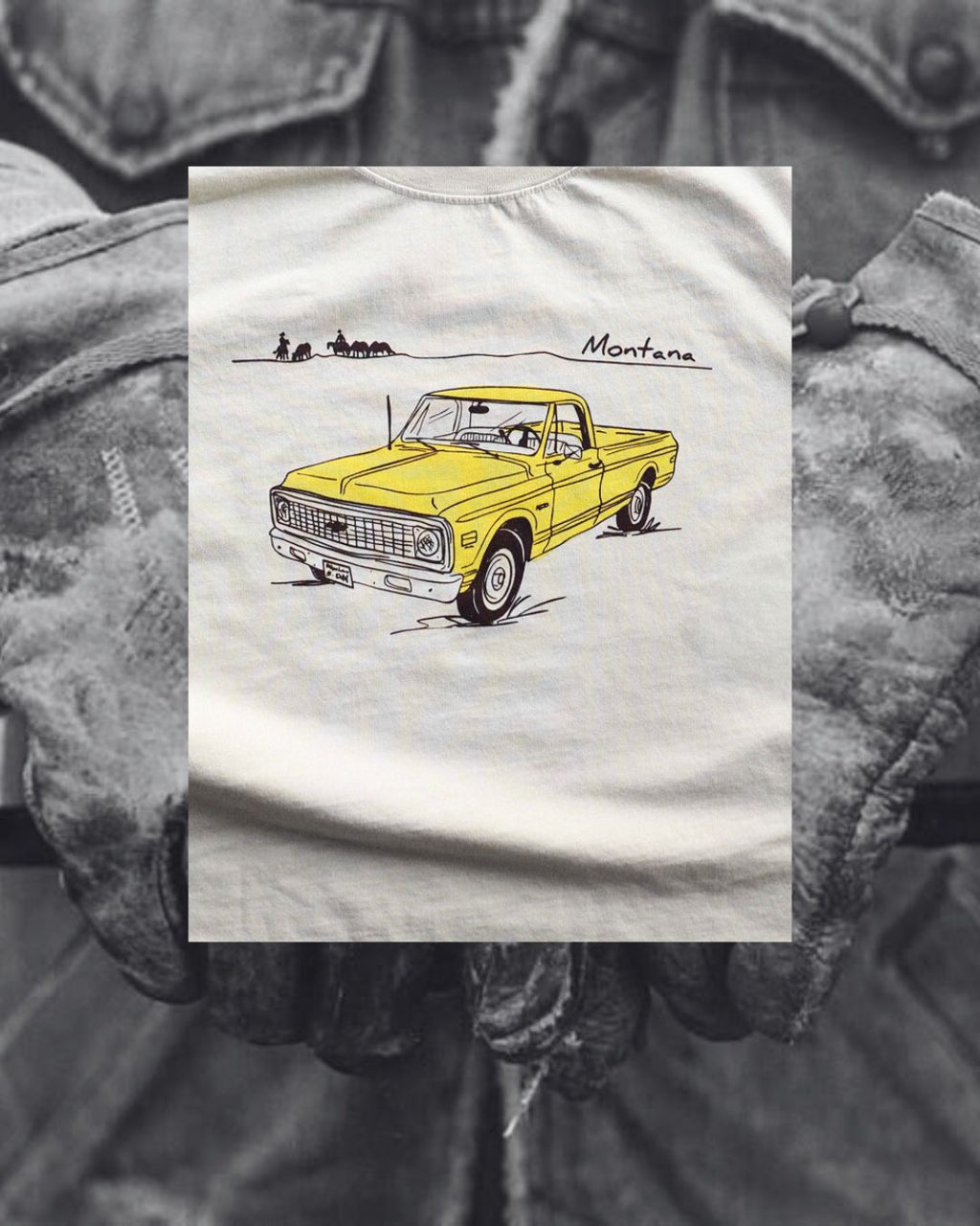 "Montana Chevy" Perfect Tee - Intrigue Ink Visit Bozeman, Unique Shopping Boutique in Montana, Work from Home Clothes for Women