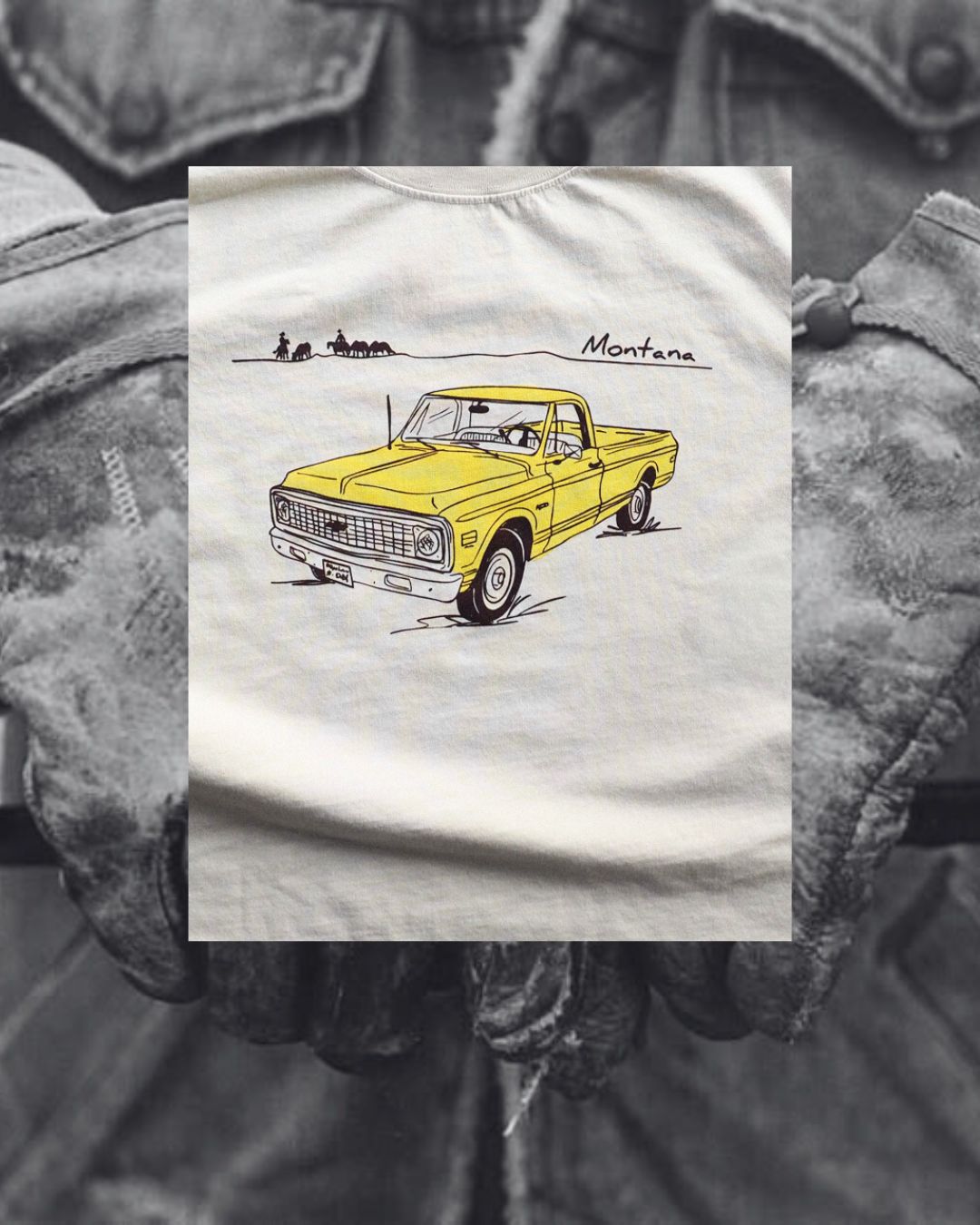 "Montana Chevy" Perfect Tee - Intrigue Ink Visit Bozeman, Unique Shopping Boutique in Montana, Work from Home Clothes for Women