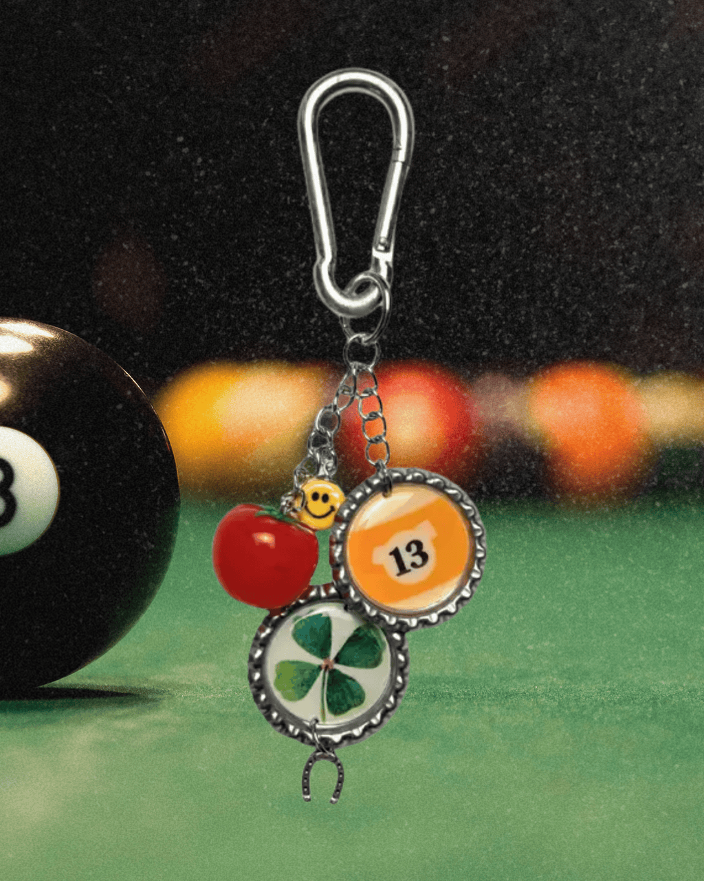 Clover Bag Charm - Intrigue Ink Visit Bozeman, Unique Shopping Boutique in Montana, Work from Home Clothes for Women