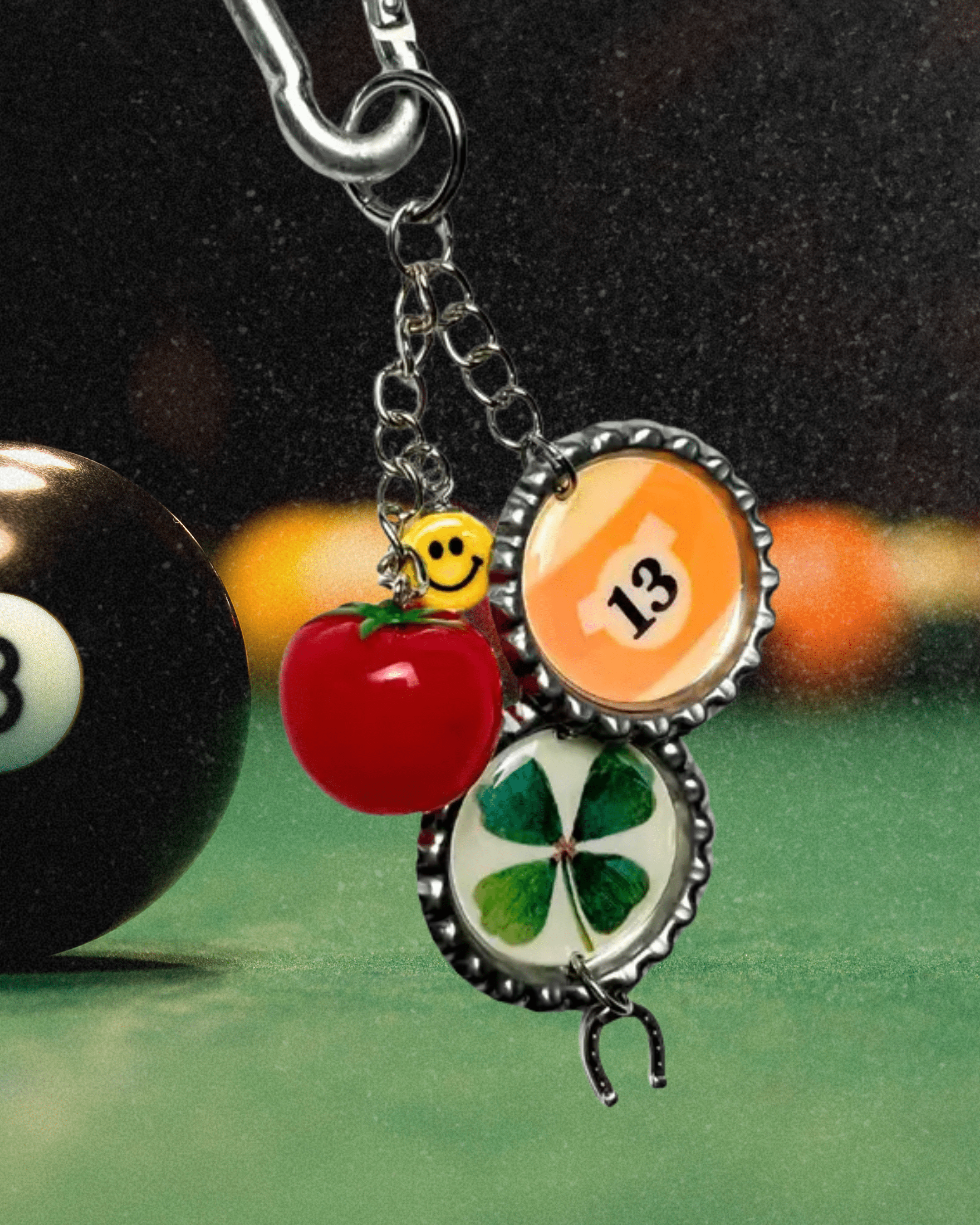 Clover Bag Charm - Intrigue Ink Visit Bozeman, Unique Shopping Boutique in Montana, Work from Home Clothes for Women