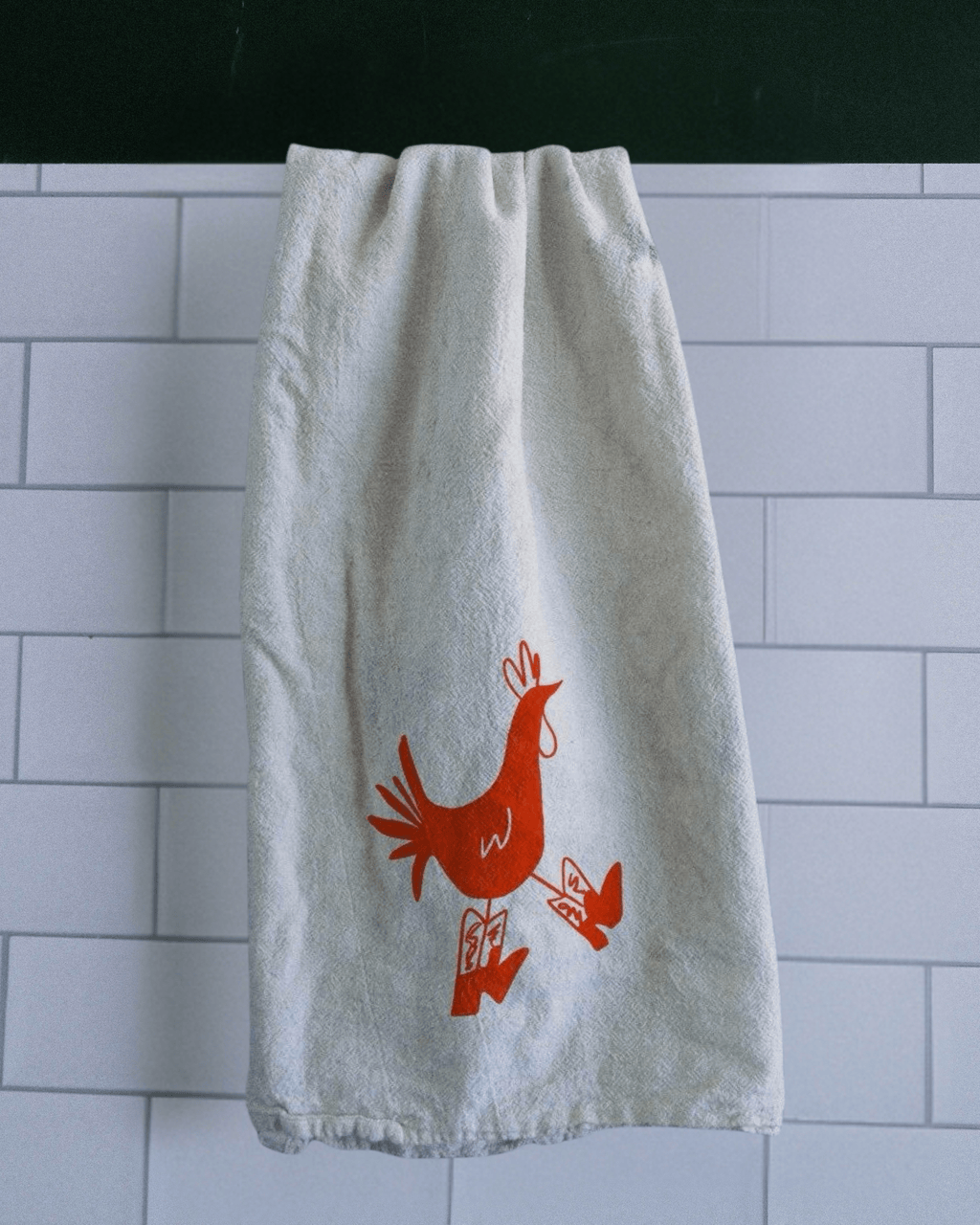 "Cowboy Chicken" Tea Towel - Intrigue Ink Visit Bozeman, Unique Shopping Boutique in Montana, Work from Home Clothes for Women
