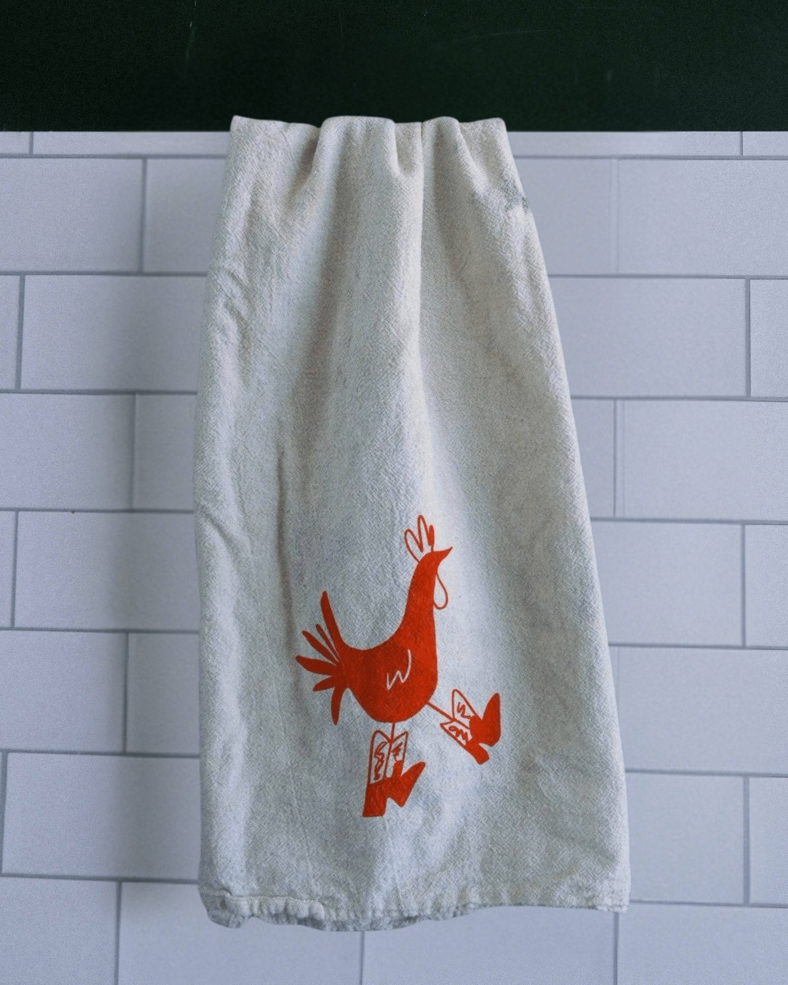 "Cowboy Chicken" Tea Towel - Intrigue Ink Visit Bozeman, Unique Shopping Boutique in Montana, Work from Home Clothes for Women