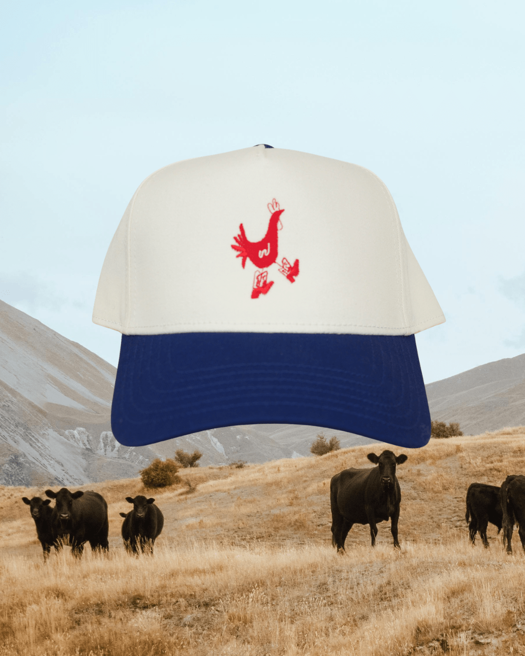 "Cowboy Chicken" Canvas Hat - Intrigue Ink Visit Bozeman, Unique Shopping Boutique in Montana, Work from Home Clothes for Women