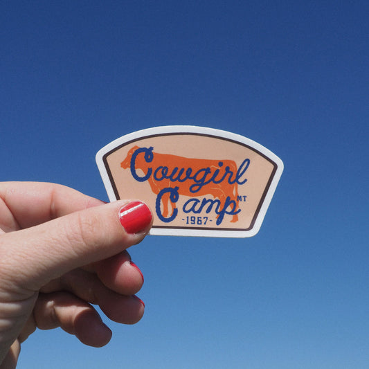 "Cowgirl Camp" Sticker