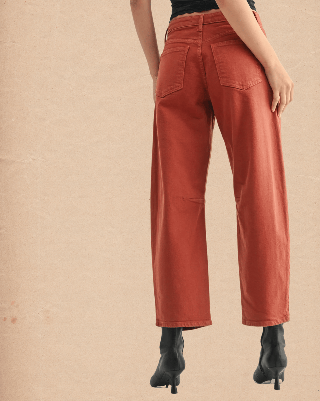 Dark Mauve Barrel Jeans - Intrigue Ink Visit Bozeman, Unique Shopping Boutique in Montana, Work from Home Clothes for Women