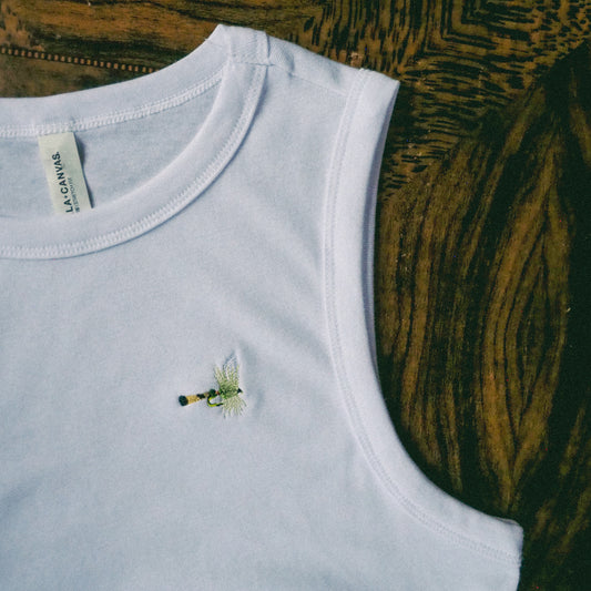 Dry Fly Embroidery Tank