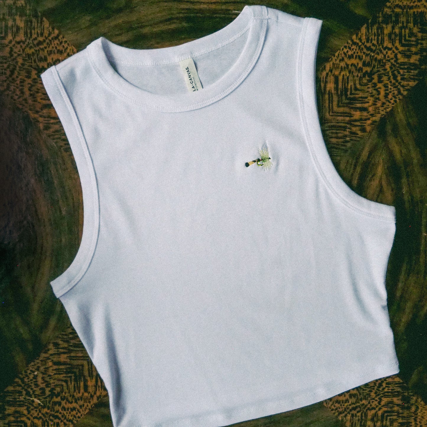 Dry Fly Embroidery Tank