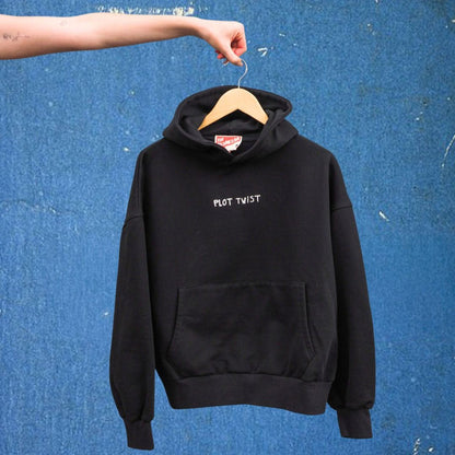 "Plot Twist" Hoodie - Intrigue Ink Visit Bozeman, Unique Shopping Boutique in Montana, Work from Home Clothes for Women