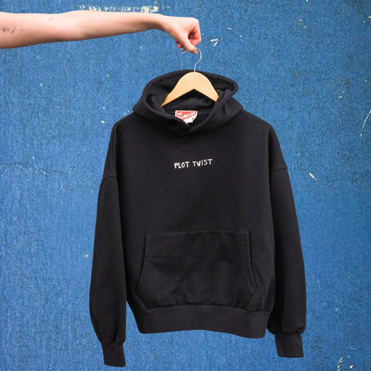 "Plot Twist" Hoodie - Intrigue Ink Visit Bozeman, Unique Shopping Boutique in Montana, Work from Home Clothes for Women