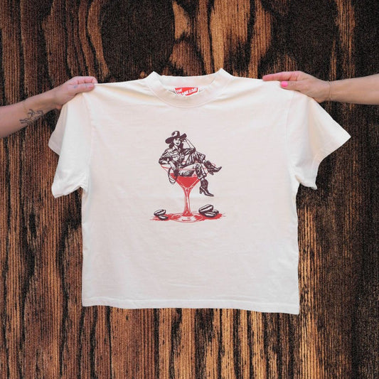 "Espresso Martini" Over - Sized Tee - Intrigue Ink Visit Bozeman, Unique Shopping Boutique in Montana, Work from Home Clothes for Women