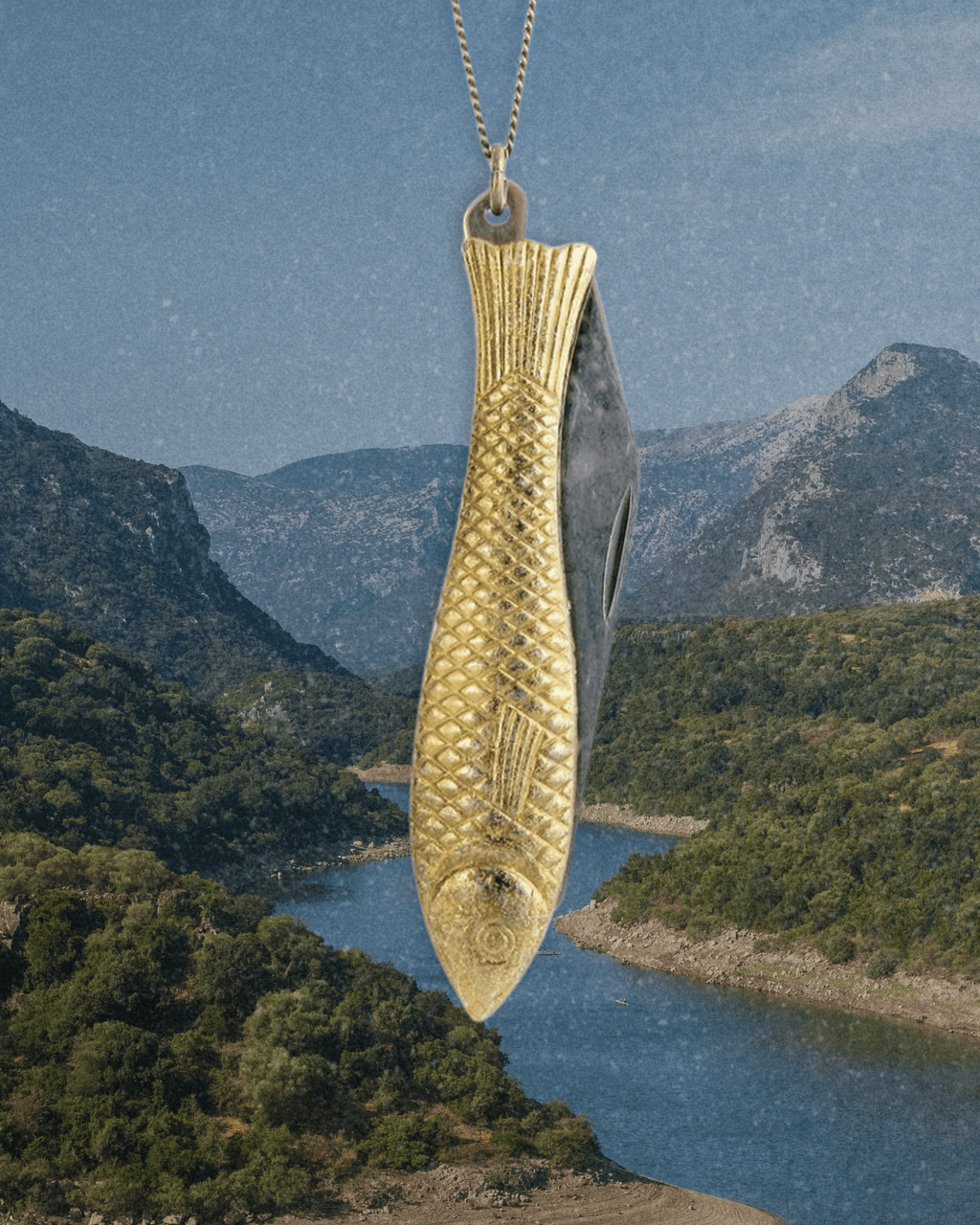 Fish Knife Necklace - Intrigue Ink Visit Bozeman, Unique Shopping Boutique in Montana, Work from Home Clothes for Women