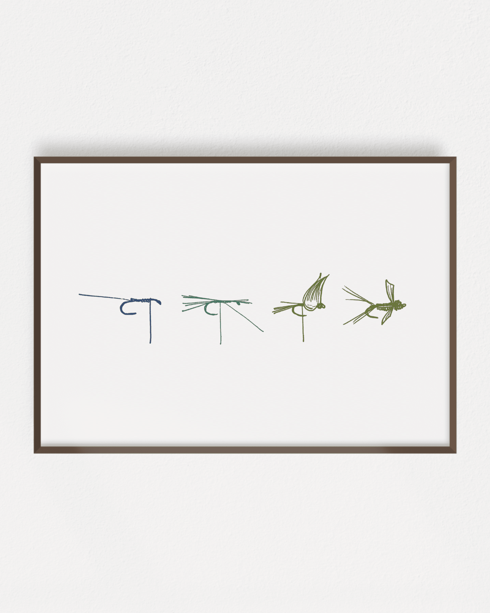 "Fly Tie" Poster - Intrigue Ink Visit Bozeman, Unique Shopping Boutique in Montana, Work from Home Clothes for Women