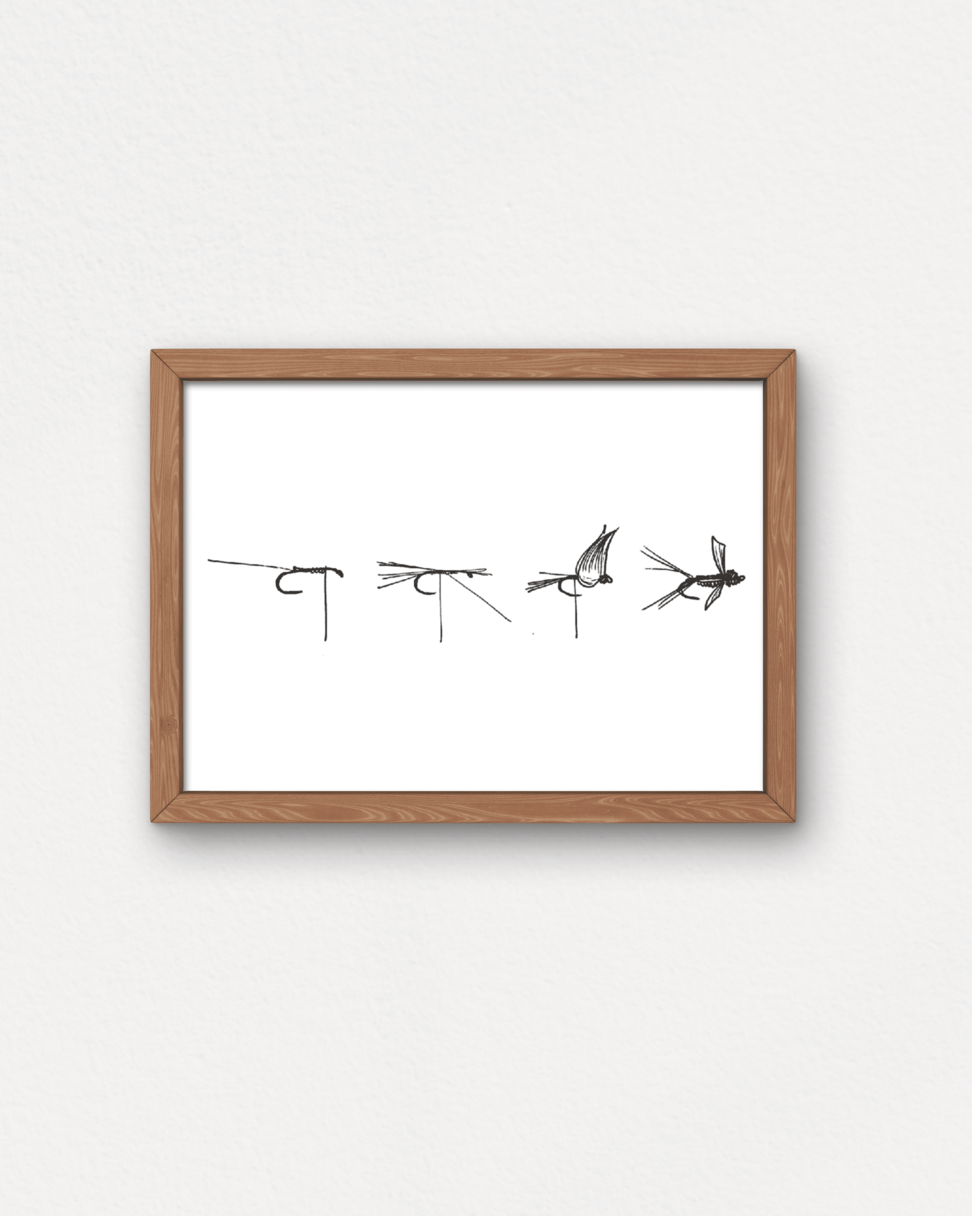 "Fly Tie" Small Poster - Intrigue Ink Visit Bozeman, Unique Shopping Boutique in Montana, Work from Home Clothes for Women