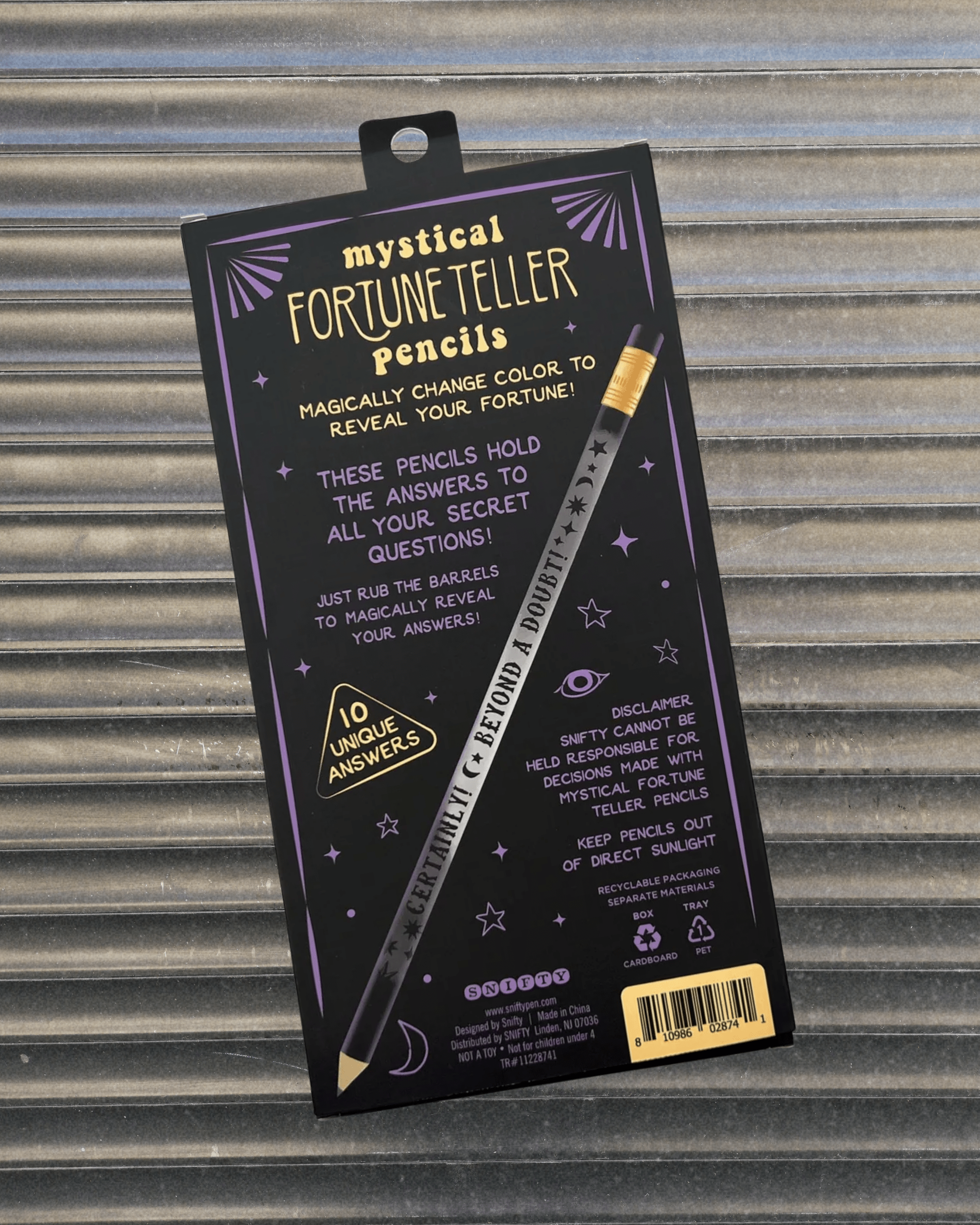 Fortune Teller Pencils - Intrigue Ink Visit Bozeman, Unique Shopping Boutique in Montana, Work from Home Clothes for Women
