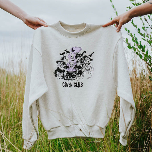 "Coven Club" Fleece Pullover - Intrigue Ink Visit Bozeman, Unique Shopping Boutique in Montana, Work from Home Clothes for Women