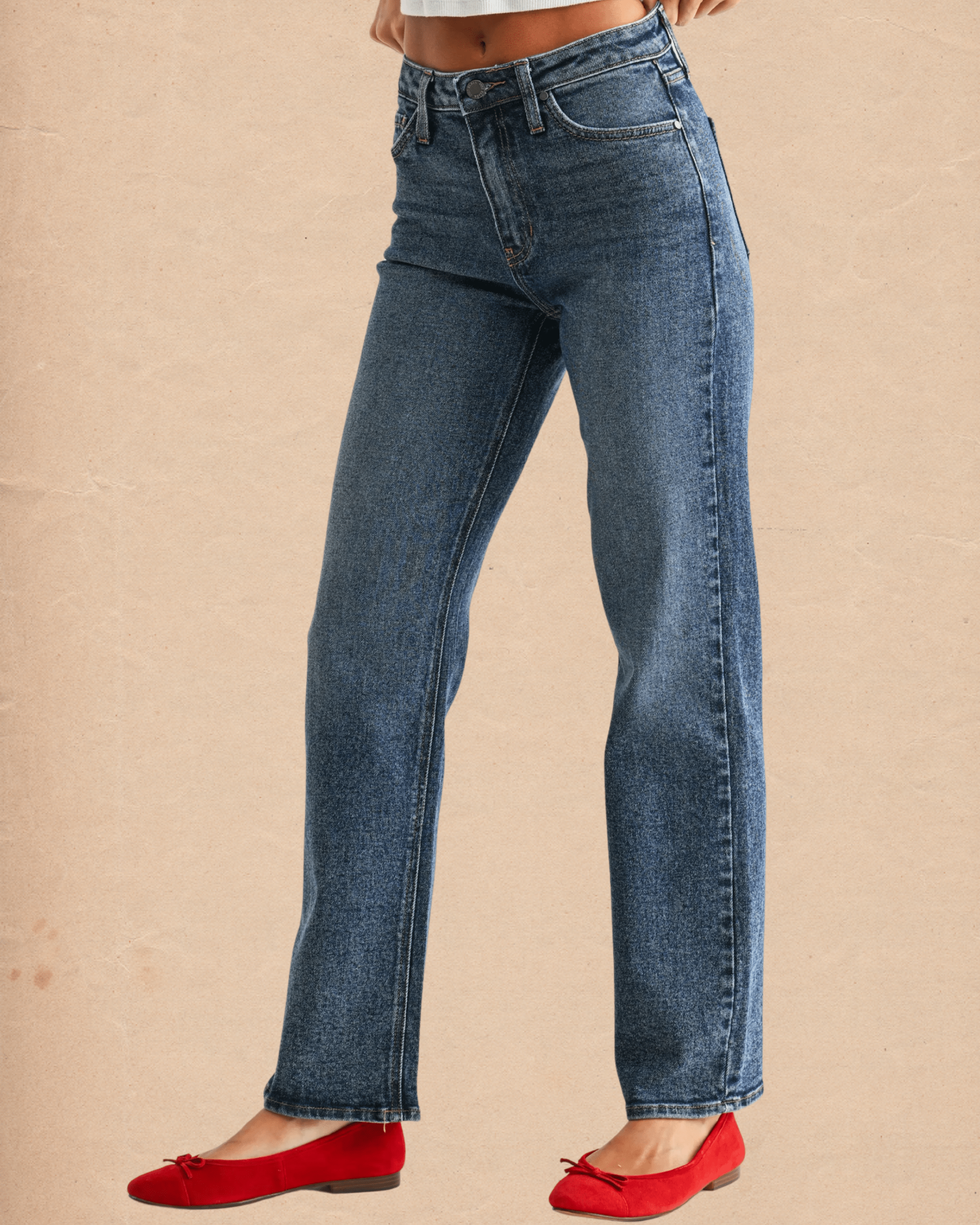 Full Length Straight - Dark Denim - Intrigue Ink Visit Bozeman, Unique Shopping Boutique in Montana, Work from Home Clothes for Women