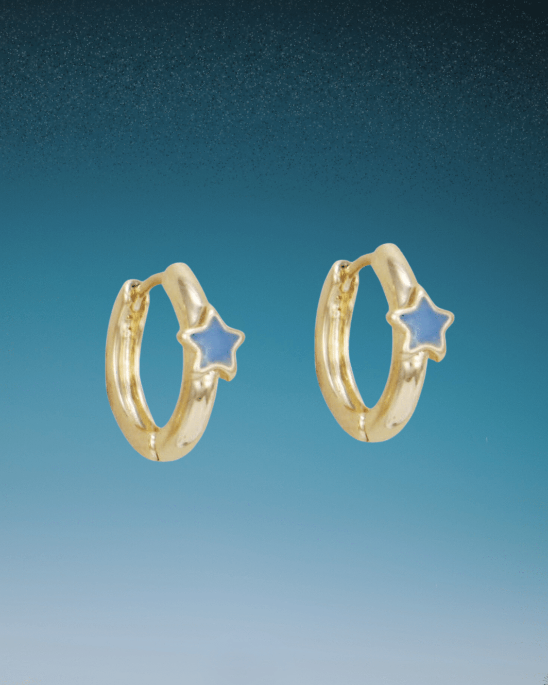 Gold Starlight Huggie Hoops Earrings - Intrigue Ink Visit Bozeman, Unique Shopping Boutique in Montana, Work from Home Clothes for Women