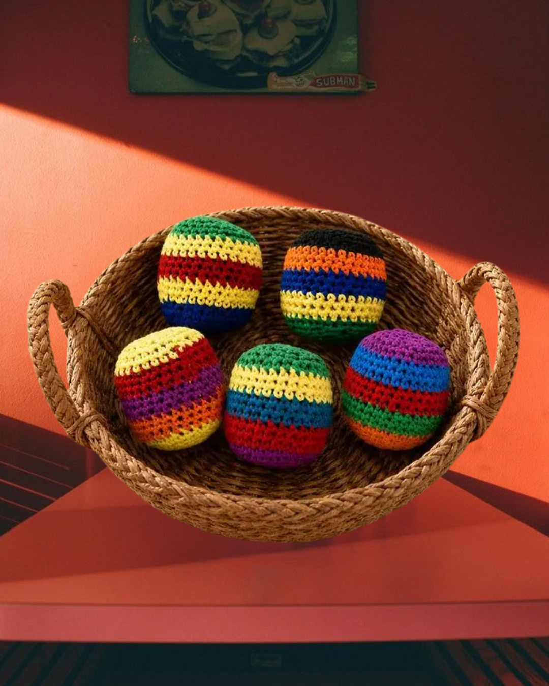 Crochet Hacky Sack Toy Balls