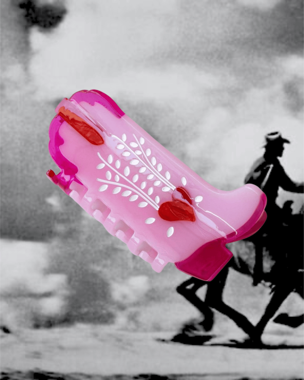 Heart Cowboy Boots Hair Claw Clip - Pink Lady - Intrigue Ink Visit Bozeman, Unique Shopping Boutique in Montana, Work from Home Clothes for Women