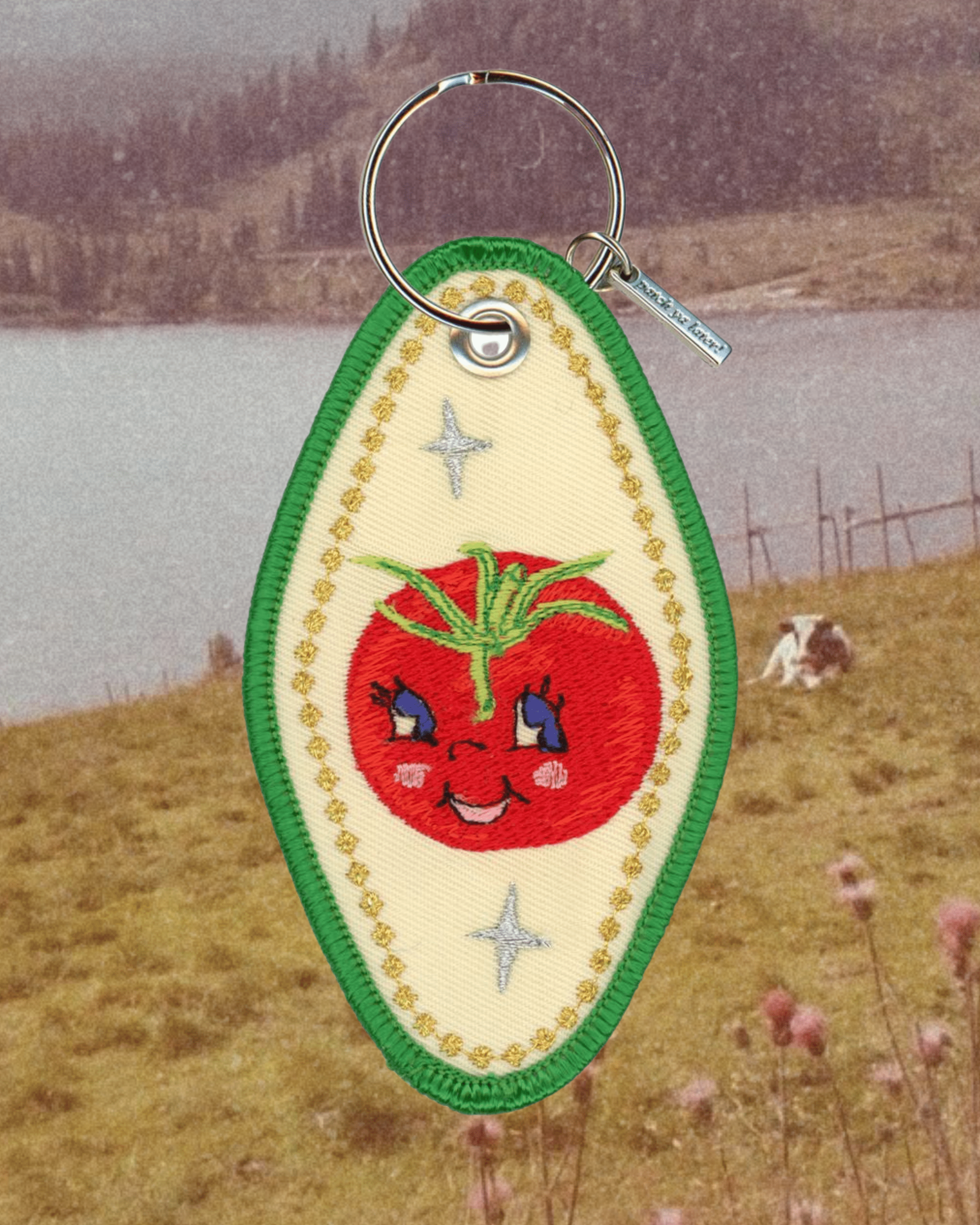 Hello Darlin Embroidered Keychain - Intrigue Ink Visit Bozeman, Unique Shopping Boutique in Montana, Work from Home Clothes for Women