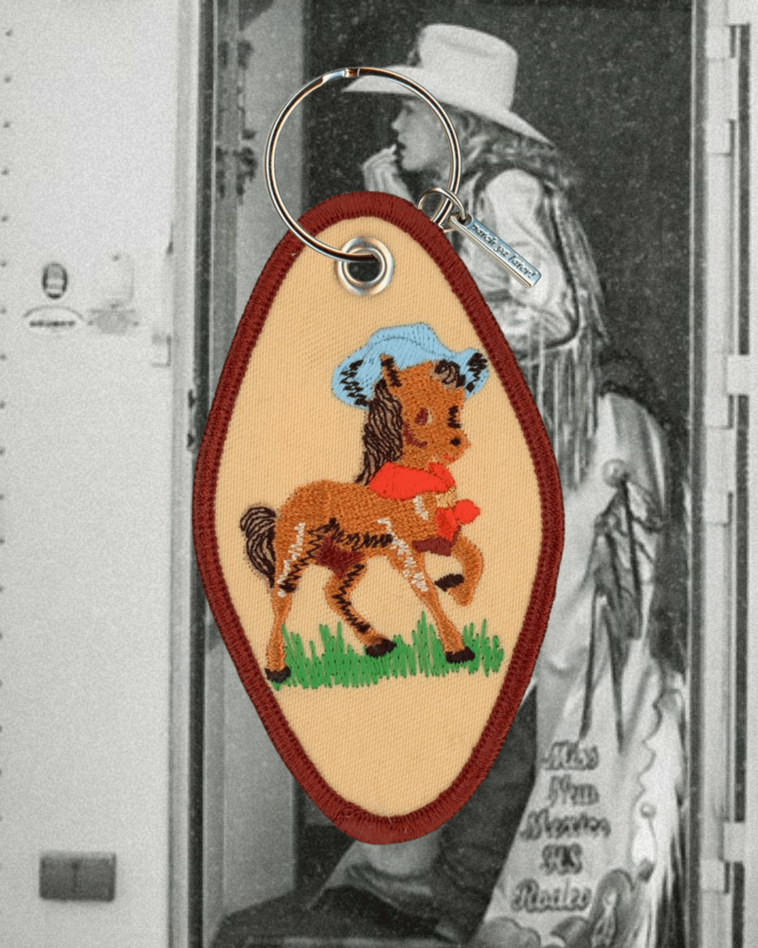 Hey Good Lookin Embroidered Keychain - Intrigue Ink Visit Bozeman, Unique Shopping Boutique in Montana, Work from Home Clothes for Women