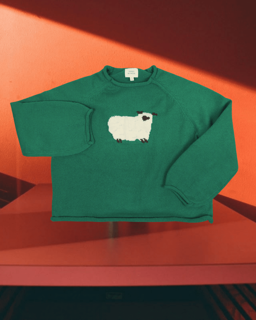 Sheep Sweater in Green - Intrigue Ink Visit Bozeman, Unique Shopping Boutique in Montana, Work from Home Clothes for Women