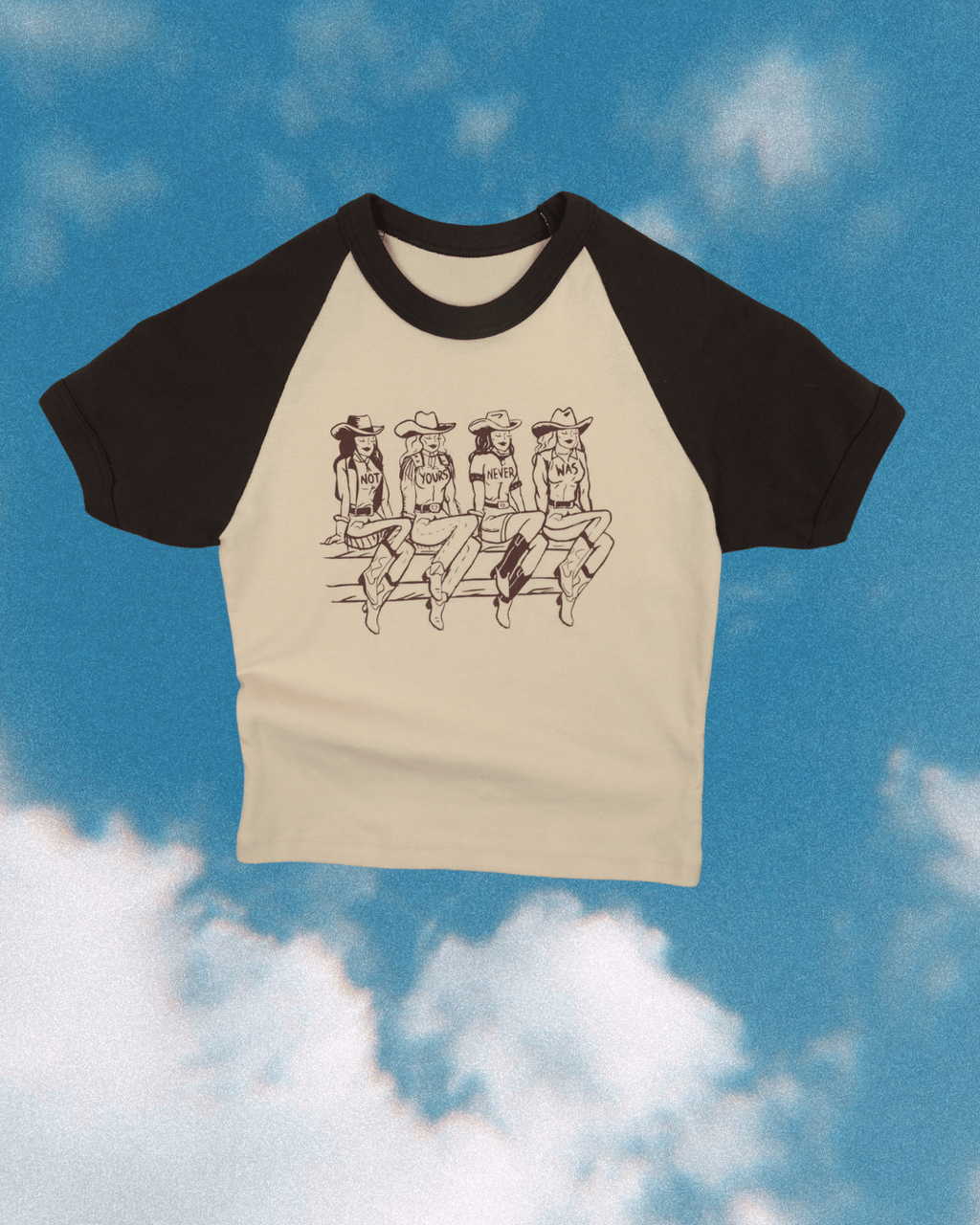 "Not Yours" Baby Tee - Intrigue Ink Visit Bozeman, Unique Shopping Boutique in Montana, Work from Home Clothes for Women
