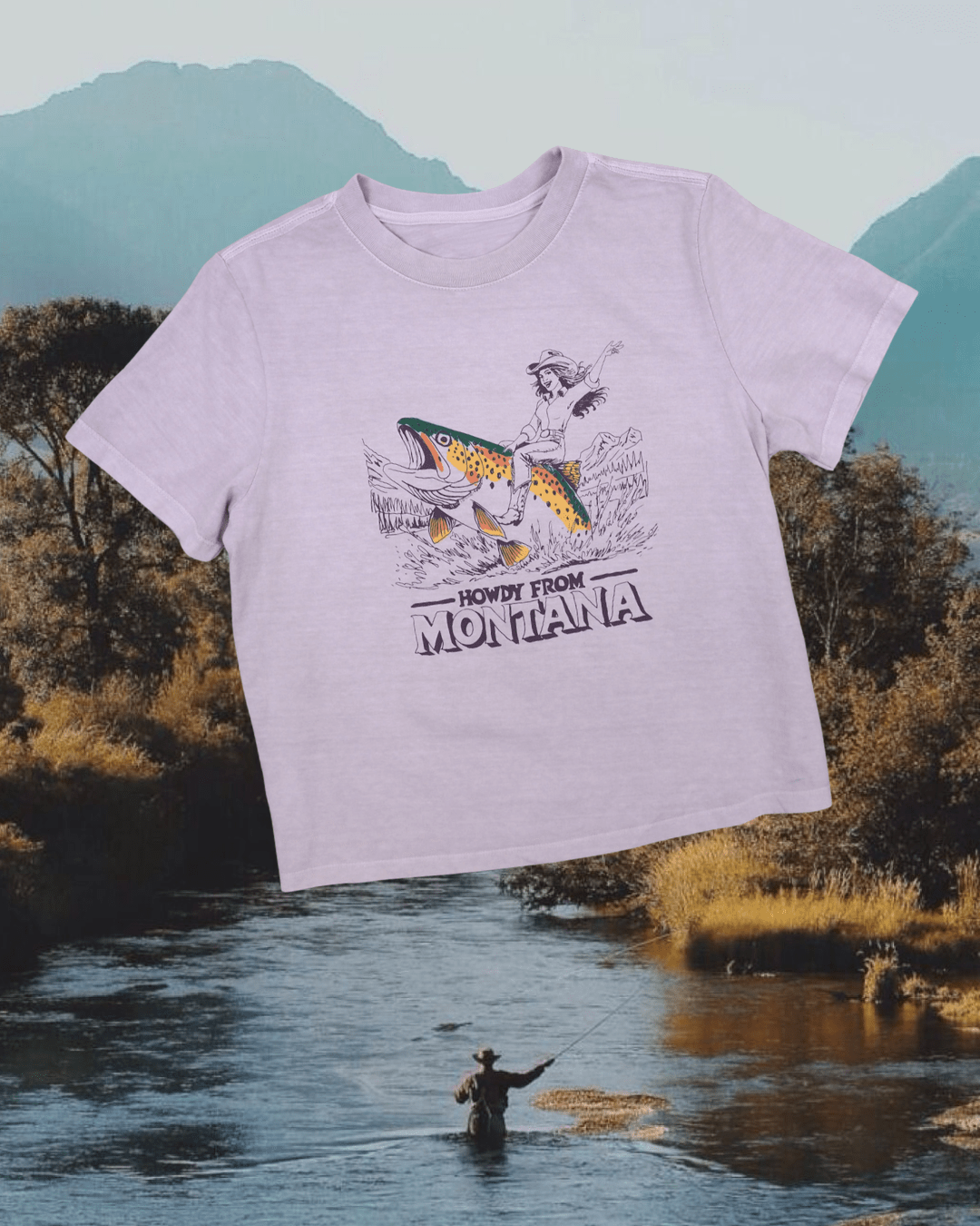 "Howdy from Montana" Favorite Tee - Intrigue Ink Visit Bozeman, Unique Shopping Boutique in Montana, Work from Home Clothes for Women
