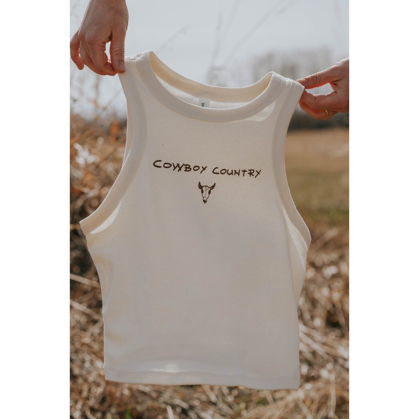 "Cowboy Country" Micro Ribbed Tank