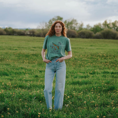 "Howdy From Montana" Tee in Green