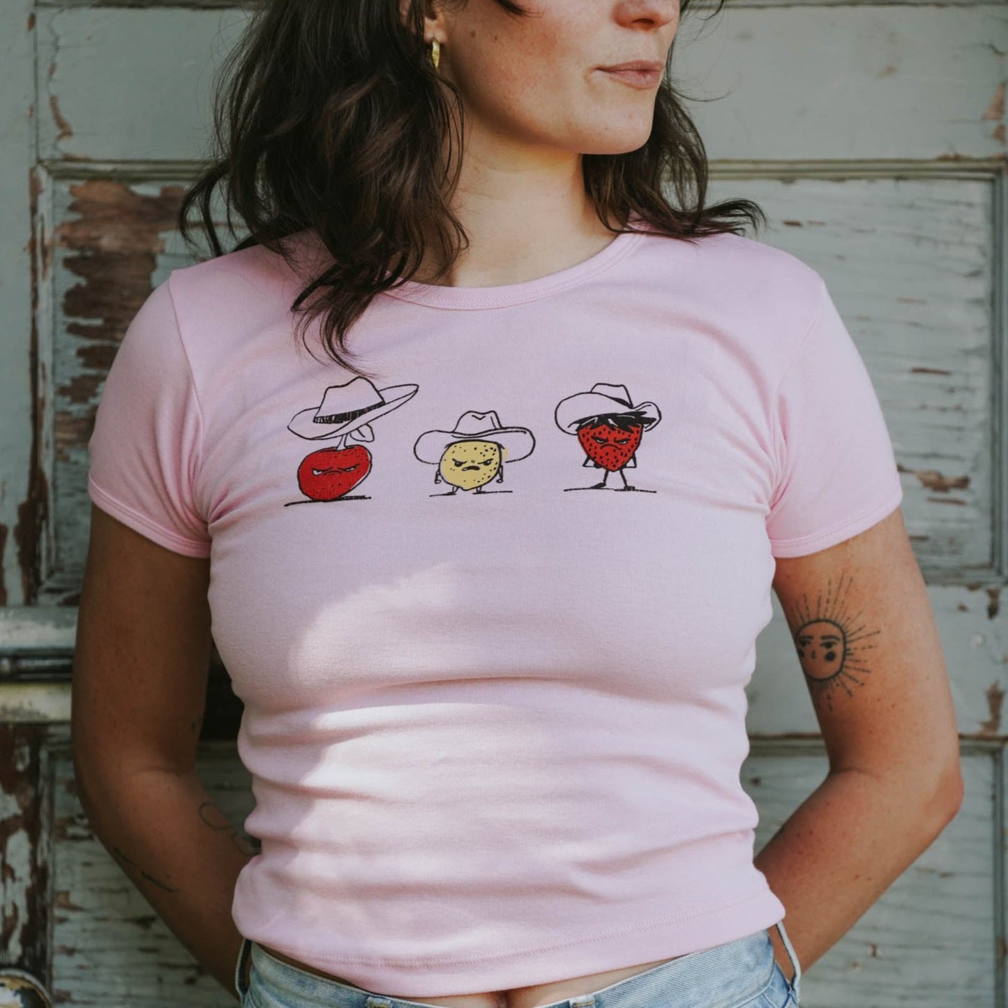 "Bad Fruit Posse" Baby Rib Tee