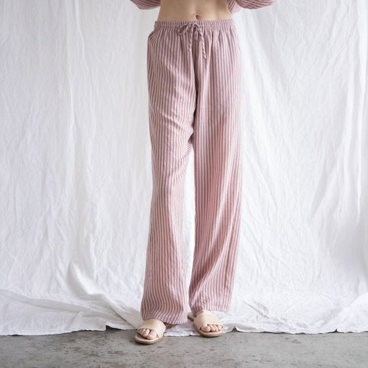 Stripe Pants - Pink - Intrigue Ink Visit Bozeman, Unique Shopping Boutique in Montana, Work from Home Clothes for Women