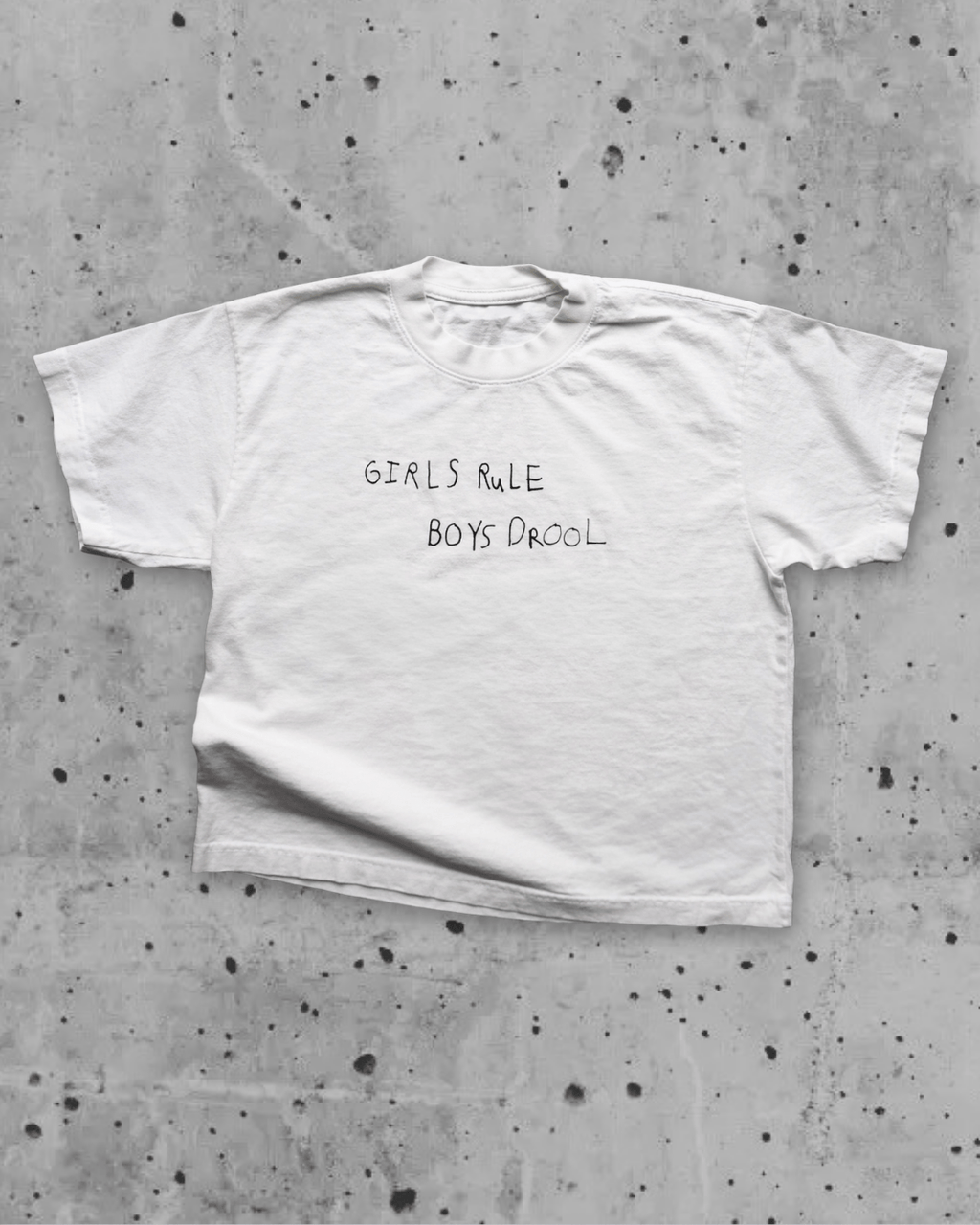 "Girls Rule Boys Drool" Wide Tee - Intrigue Ink Visit Bozeman, Unique Shopping Boutique in Montana, Work from Home Clothes for Women