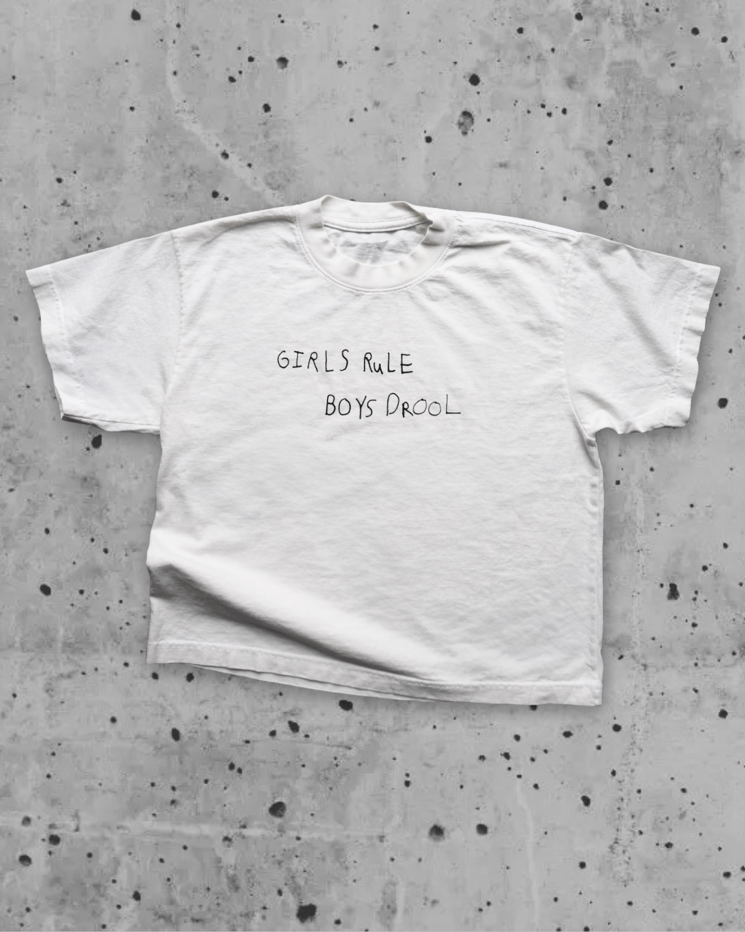 "Girls Rule Boys Drool" Wide Tee - Intrigue Ink Visit Bozeman, Unique Shopping Boutique in Montana, Work from Home Clothes for Women