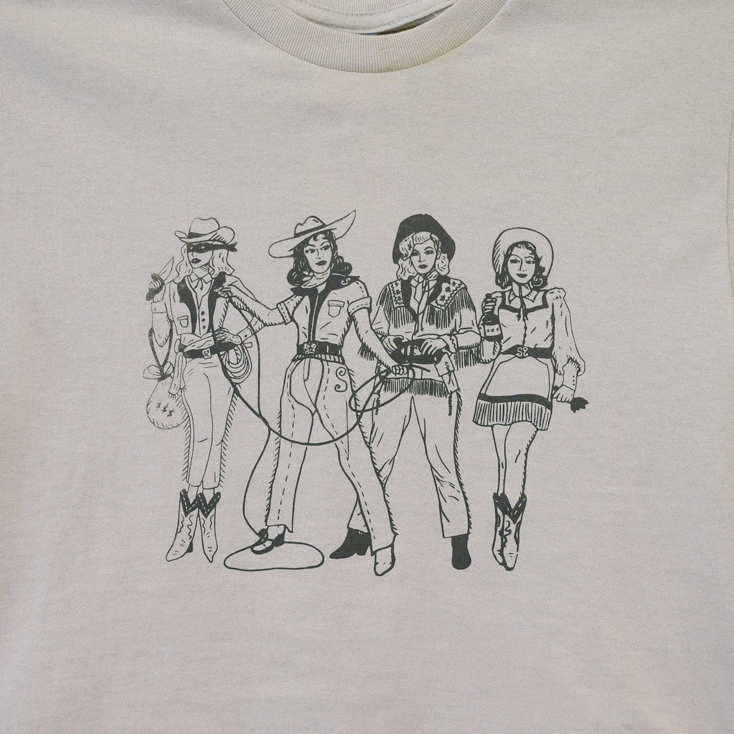 Lady Gang Natural Crew Shirt