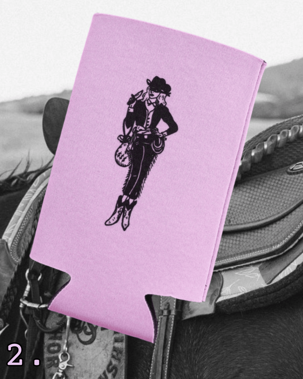 "Lady Gang" Saloon Koozies - Intrigue Ink Visit Bozeman, Unique Shopping Boutique in Montana, Work from Home Clothes for Women