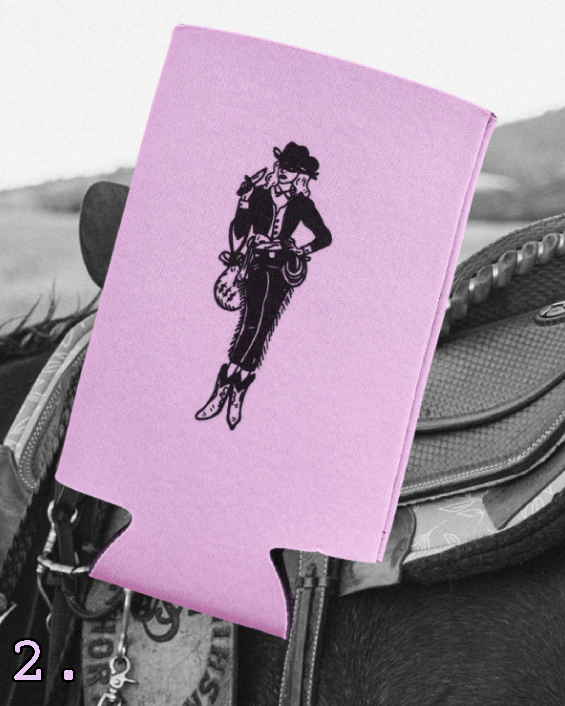 "Lady Gang" Saloon Koozies - Intrigue Ink Visit Bozeman, Unique Shopping Boutique in Montana, Work from Home Clothes for Women