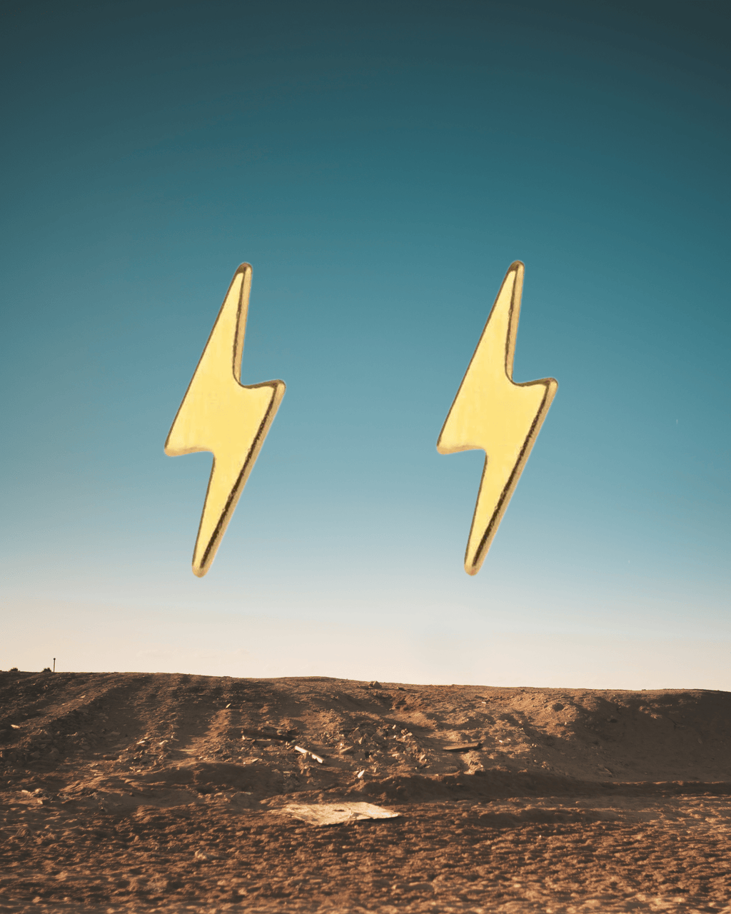 Lightning Bolt Studs - Gold - Intrigue Ink Visit Bozeman, Unique Shopping Boutique in Montana, Work from Home Clothes for Women