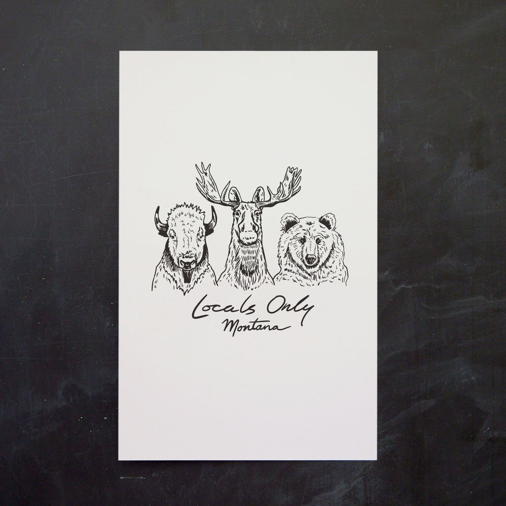 "Locals Only" Poster