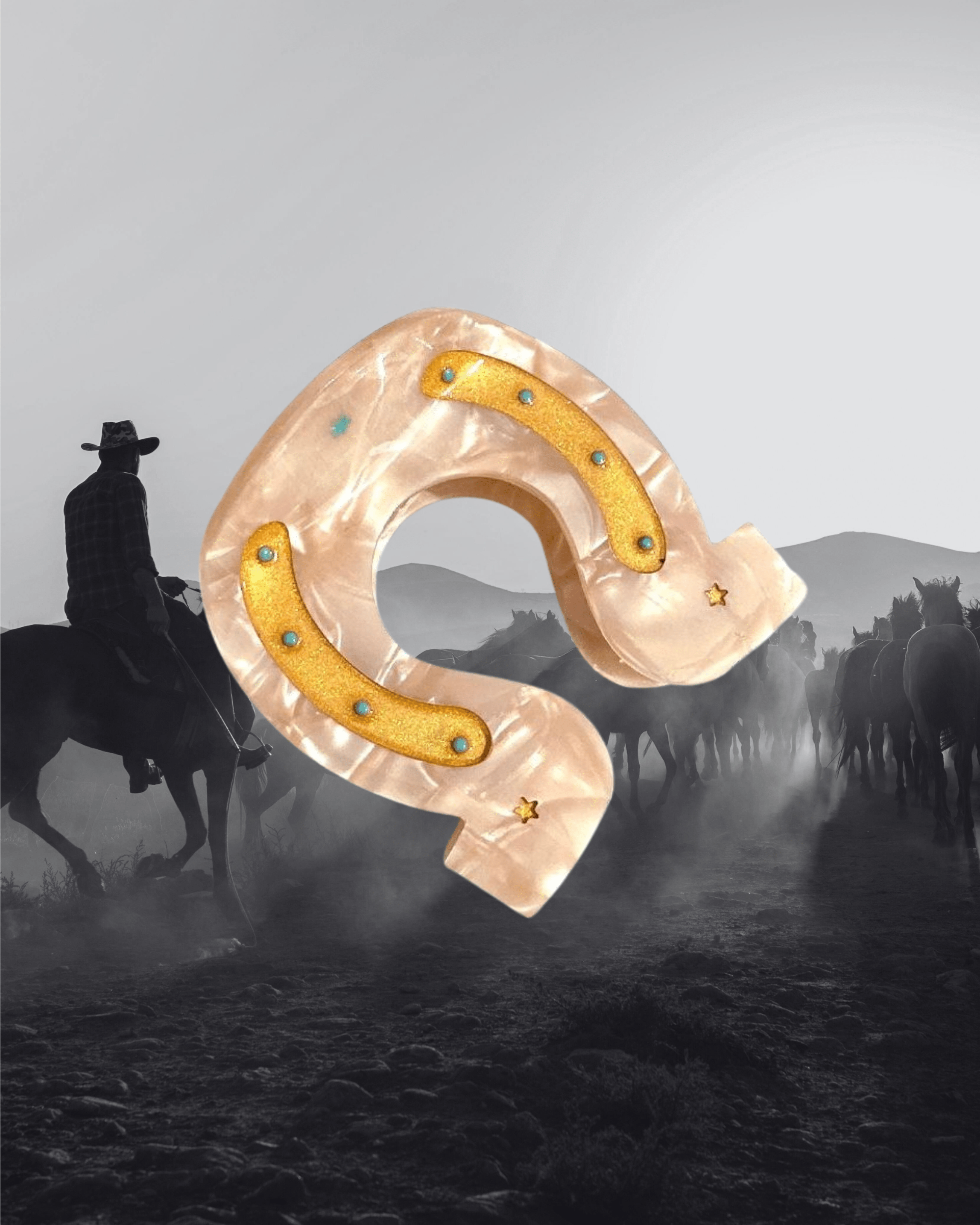 Lucky Horseshoe Hair Clip - Intrigue Ink Visit Bozeman, Unique Shopping Boutique in Montana, Work from Home Clothes for Women