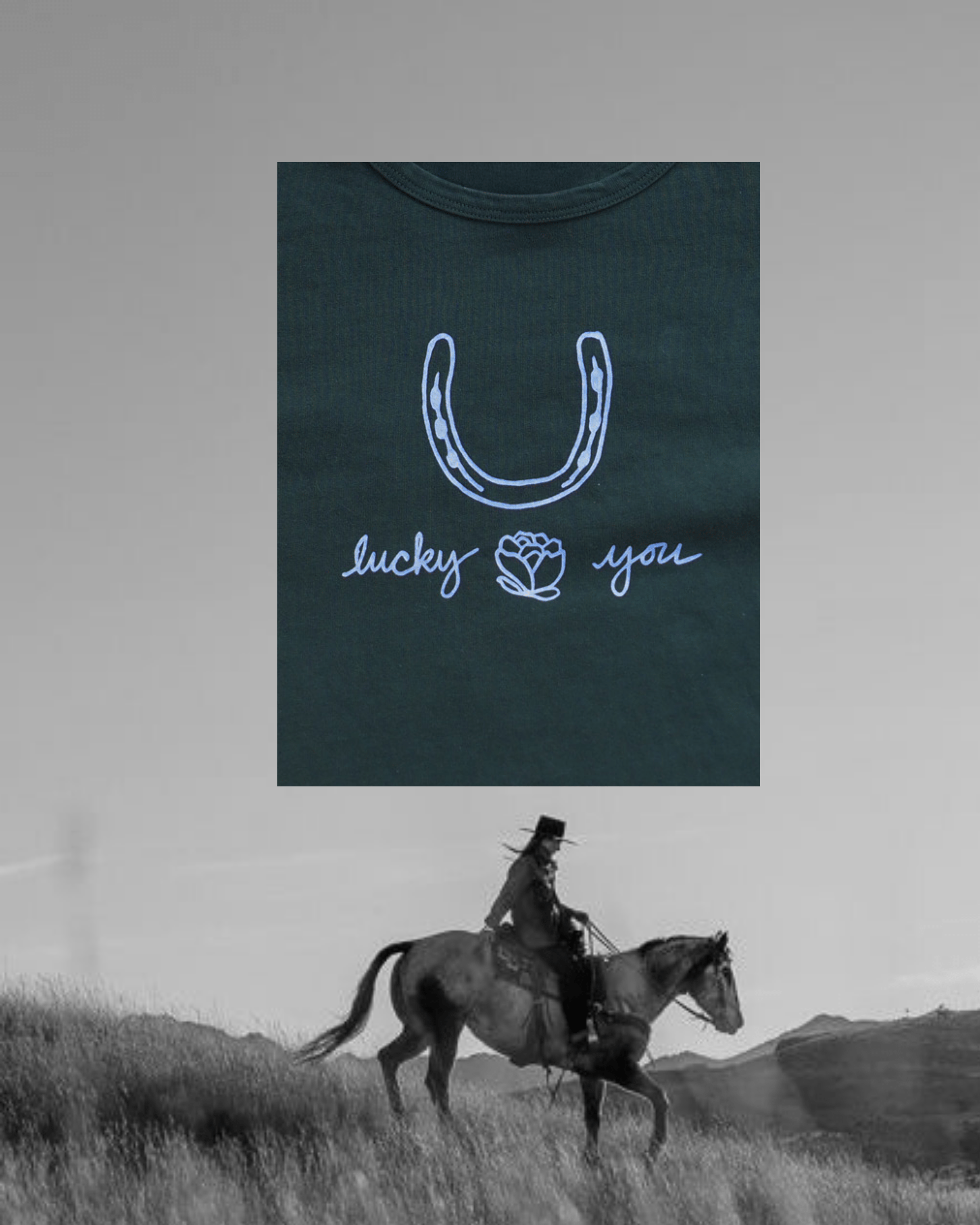 "Lucky You" Long Sleeve - Intrigue Ink Visit Bozeman, Unique Shopping Boutique in Montana, Work from Home Clothes for Women