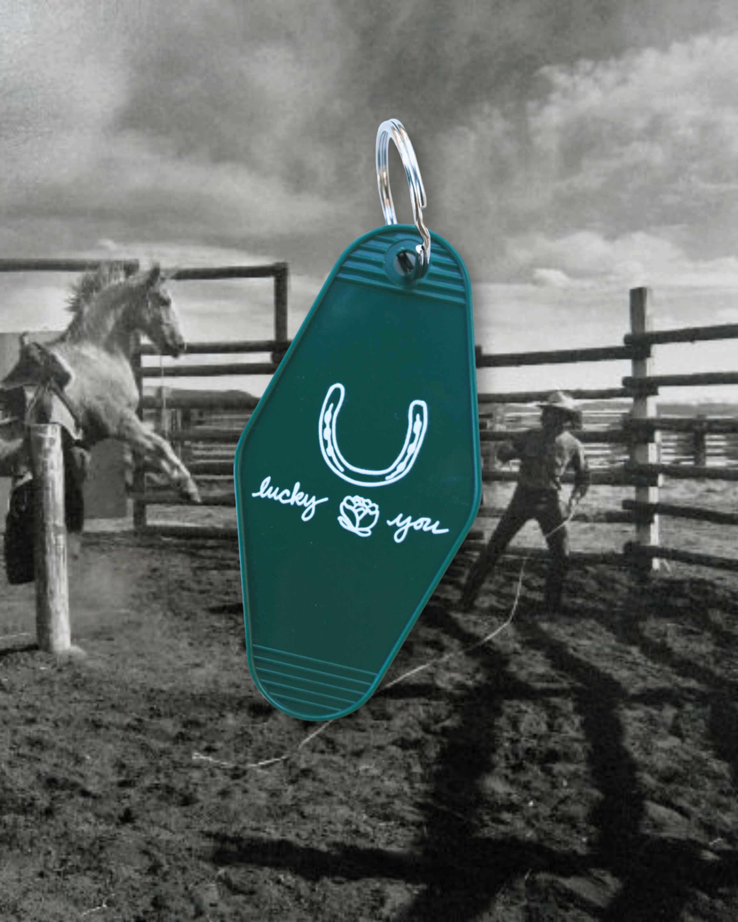 "Lucky You" Keychain - Intrigue Ink Visit Bozeman, Unique Shopping Boutique in Montana, Work from Home Clothes for Women